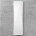 Sèche serviette électrique Folio Glass TFG 800 Watts, Blanc Brillant
