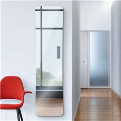 Sèche serviette électrique Folio Glass TFG 650 Watts, Miroir