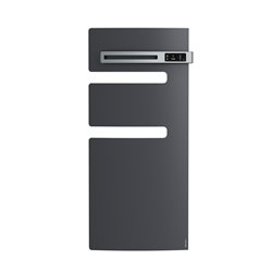 Sèche serviette électrique Serenis 500+1000 Watts, Mât à droite Graphite