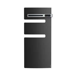 Sèche serviette électrique Serenis 500+1000 Watts, Mât à droite Anthracite