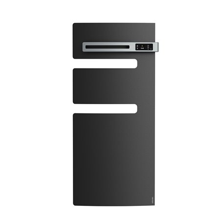 Sèche serviette électrique Serenis 500+1000 Watts, Mât à droite Anthracite