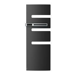Sèche serviette électrique Serenis 750+1000 Watts, Mât à gauche Anthracite