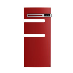 Sèche serviette électrique Serenis 500 Watts, Mât à droite Rouge Passion