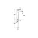 Mitigeur lavabo Atlas Chromé H 284 mm