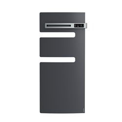 Sèche serviette électrique Serenis 750 Watts, Mât à droite Anthracite