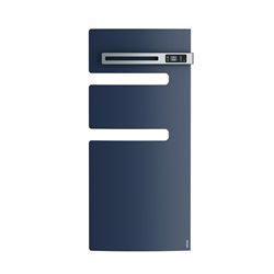 Sèche serviette électrique Serenis 500 Watts, Mât à droite Bleu Profond