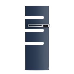 Sèche serviette électrique Serenis 750 Watts, Mât à droite Bleu Profond