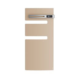 Sèche serviette électrique Serenis 500 Watts, Mât à droite Beige