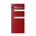 Sèche serviette électrique Serenis 500+1000 Watts, Mât à gauche Rouge Passion