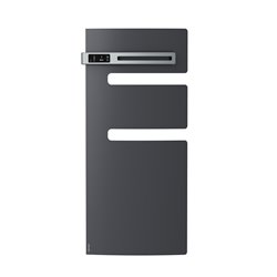 Sèche serviette électrique Serenis 500+1000 Watts, Mât à gauche Graphite