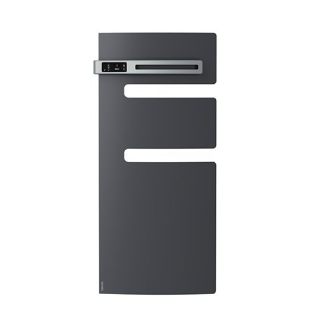 Sèche serviette électrique Serenis 500+1000 Watts, Mât à gauche Graphite