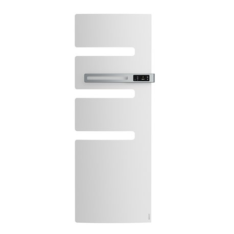 Sèche serviette électrique Serenis 750+1000 Watts, Mât à droite Blanc Carat Sèche serviette électrique Serenis 750+1000 Watts, Mât à droite Blanc Carat