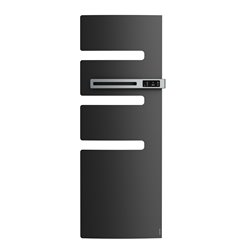 Sèche serviette électrique Serenis 750+1000 Watts, Mât à droite Anthracite