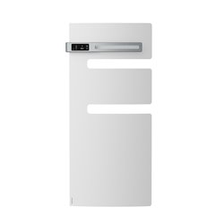 Sèche serviette électrique Serenis 500 Watts, Mât à gauche Blanc Carat