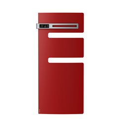 Sèche serviette électrique Serenis 500 Watts, Mât à gauche Rouge Passion