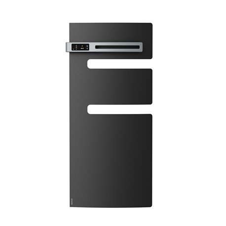 Sèche serviette électrique Serenis 500 Watts, Mât à gauche Anthracite