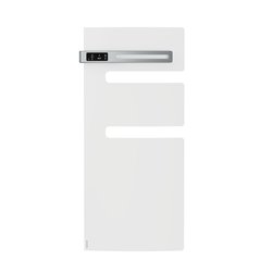 Sèche serviette électrique Serenis 500 Watts, Mât à gauche Blanc Brillant