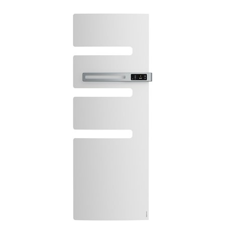 Sèche serviette électrique Serenis 750 Watts, Mât à droite Blanc Carat