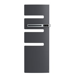 Sèche serviette électrique Serenis 750 Watts, Mât à droite Graphite