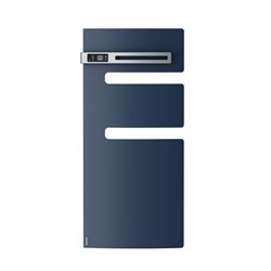 Sèche serviette électrique Serenis 500 Watts, Mât à gauche Bleu Profond