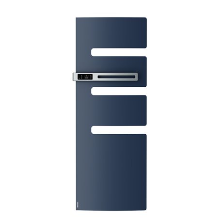 Sèche serviette électrique Serenis 750 Watts, Mât à gauche Bleu Profond
