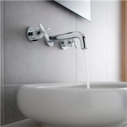 Mélangeur lavabo Loft Chromé H 70 mm