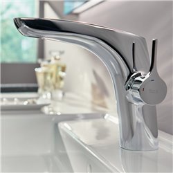 Mitigeur lavabo Insignia Chromé, vidage auto H 170 mm