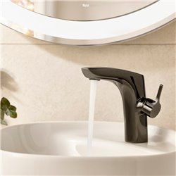 Mitigeur lavabo Insignia Titanium Black brossé H 170 mm