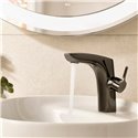 Mitigeur lavabo Insignia Titanium Black brossé H 170 mm