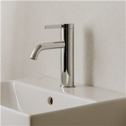 Mitigeur lavabo Ona Chromé H 177 mm avec tirette