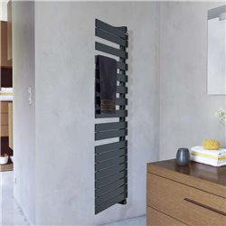 Sèche serviette eau chaude Fassane Spa Twist FRT 594 Watts, Hauteur 1280 mm