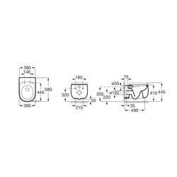Abattant bidet Beyond Blanc Mat 