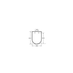 Abattant WC Inspira Round Rond Blanc Mat
