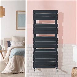 Sèche serviette eau chaude Riviera 2 960 Watts, Gris Ardoise