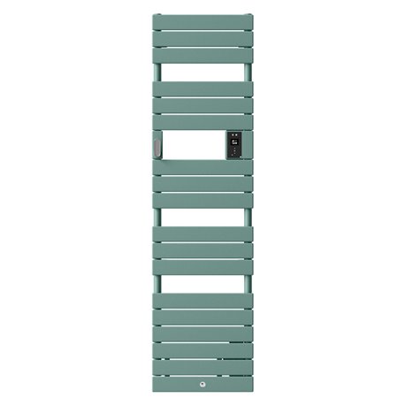 Sèche serviette électrique Riviera 2 Étroit 750+1000 Watts, Vert Eucalyptus