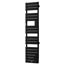 Sèche serviette électrique Riviera 2 Étroit 500+1000 Watts, Noir Carbone