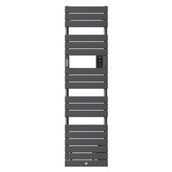Sèche serviette électrique Riviera 2 Étroit 750 Watts, Gris Menhir