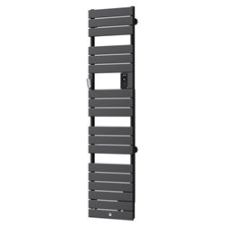 Sèche serviette électrique Riviera 2 Étroit 750 Watts, Gris Menhir
