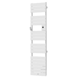 Sèche serviette électrique Riviera 2 Étroit 500+1000 Watts, Blanc Satin