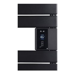 Sèche serviette électrique Riviera 2 Étroit 500+1000 Watts, Gris Roche