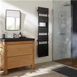 Sèche serviette électrique Riviera 2 Étroit 500+1000 Watts, Gris Roche