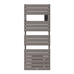 Sèche serviette électrique Riviera 2 1000+1000 Watts, Gris Roche