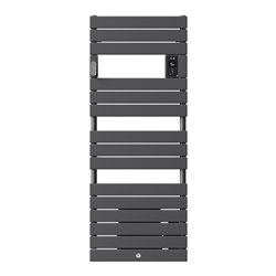 Sèche serviette électrique Riviera 2 1000+1000 Watts, Gris Menhir