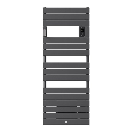 Sèche serviette électrique Riviera 2 1000+1000 Watts, Gris Menhir