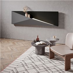 Radiateur rayonnant Polygon 750 Watts Horizontal, Blanc Perle/Quartz 2