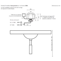 Chauffe-eau M3/SMB 1500-171032, 2 Litres avec mélangeur