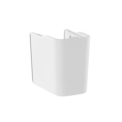 Semi-colonne The Gap pour lavabo, 30,5x19,5 cm, blanc mat