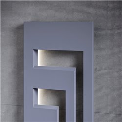 Sèche serviette eau chaude Dedalo 248 Watts, avec LED