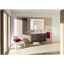 Lavabo Prisma 120 120x45x10 cm Blanc brillant