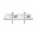 Lavabo Prisma 120 120x45x10 cm Blanc brillant